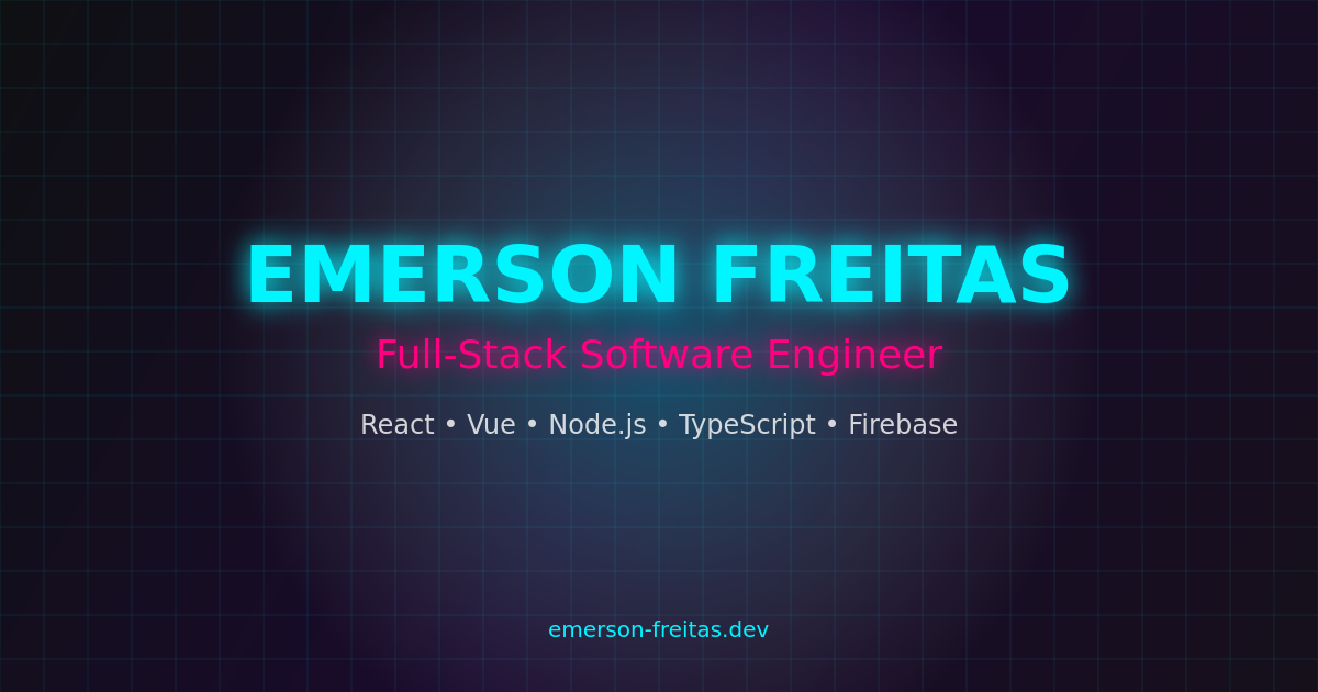 Emerson Freitas - Full-Stack Software Engineer